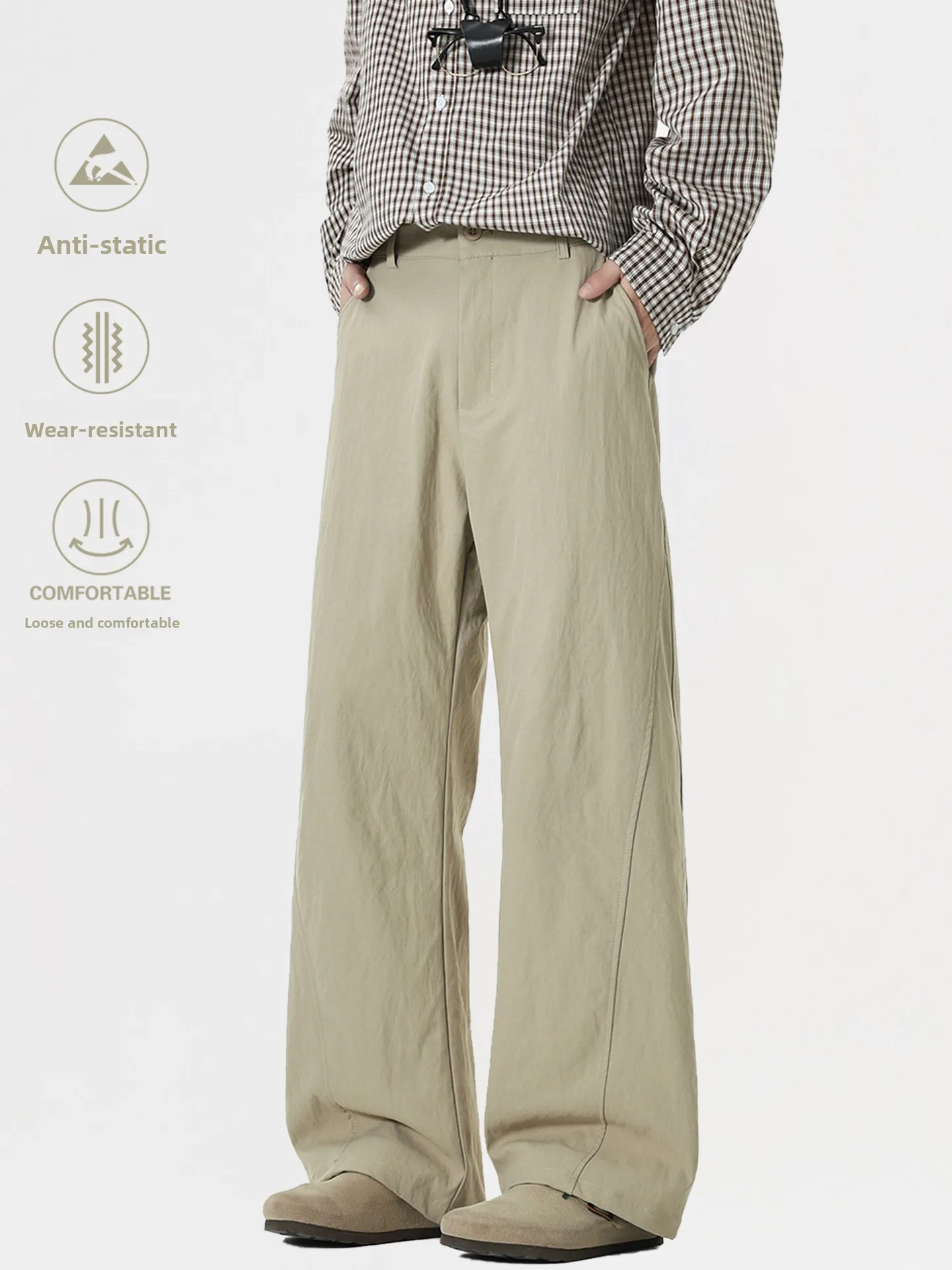 Ретро-японские брюки Sle Cleanfit прямого кроя, свободные, повседневные, спортивные, широкие, с эффектом драпировки, в стиле Knife Pants
Ретро-японские брюки Sle Cleanfit прямого кроя, свободные, повседневные, спортивные, широкие, с эффектом драпировки, в стиле Knife Pants