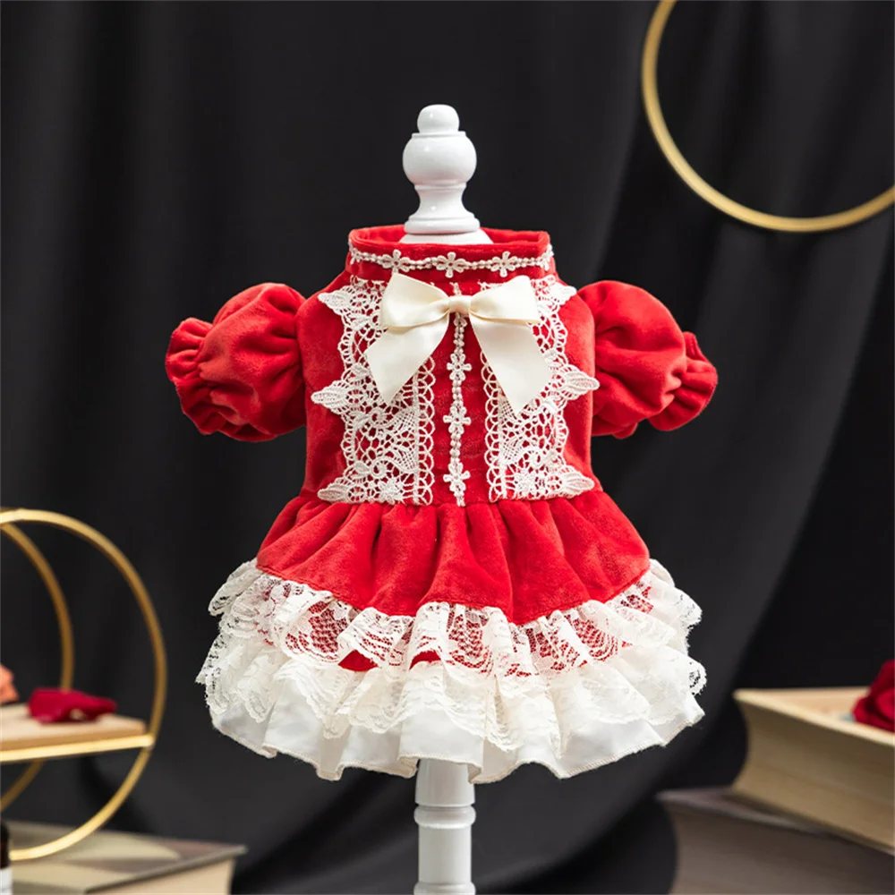 Dog Wedding Dress Luxury Lace Cat Tutu Skirt Dogs Birthday Party Pet Princess Dresses for Small Dogs Cat
Dog Wedding Dress Luxury Lace Cat Tutu Skirt Dogs Birthday Party Pet Princess Dresses for Small Dogs Cat