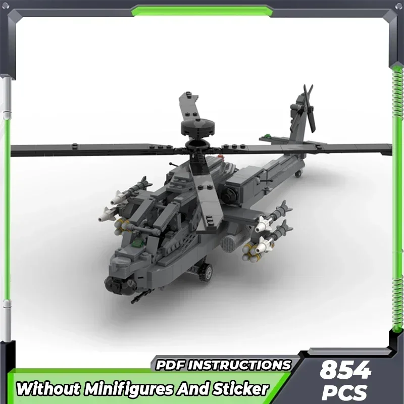 Moc строительные кирпичи военная модель AH-64D Apache Longbow вертолет технология модульные блоки подарки игрушки для детей DIY сборка
Moc строительные кирпичи военная модель AH-64D Apache Longbow вертолет технология модульные блоки подарки игрушки для детей DIY сборка