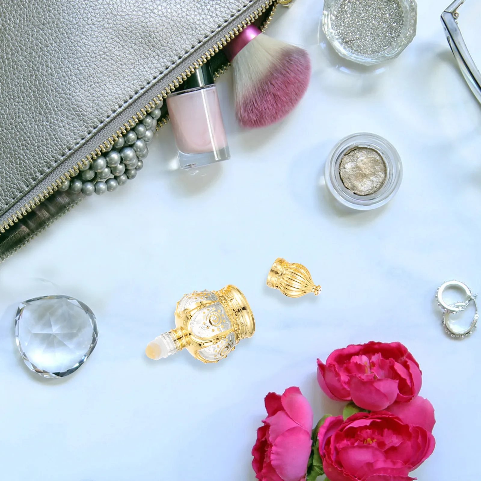 10Pcs Essential Oil Bottle Roller Ball Inserts 16-Tooth Jade Stone Smooth Roller Tops Replacement for Perfume Oil Application
10Pcs Essential Oil Bottle Roller Ball Inserts 16-Tooth Jade Stone Smooth Roller Tops Replacement for Perfume Oil Application