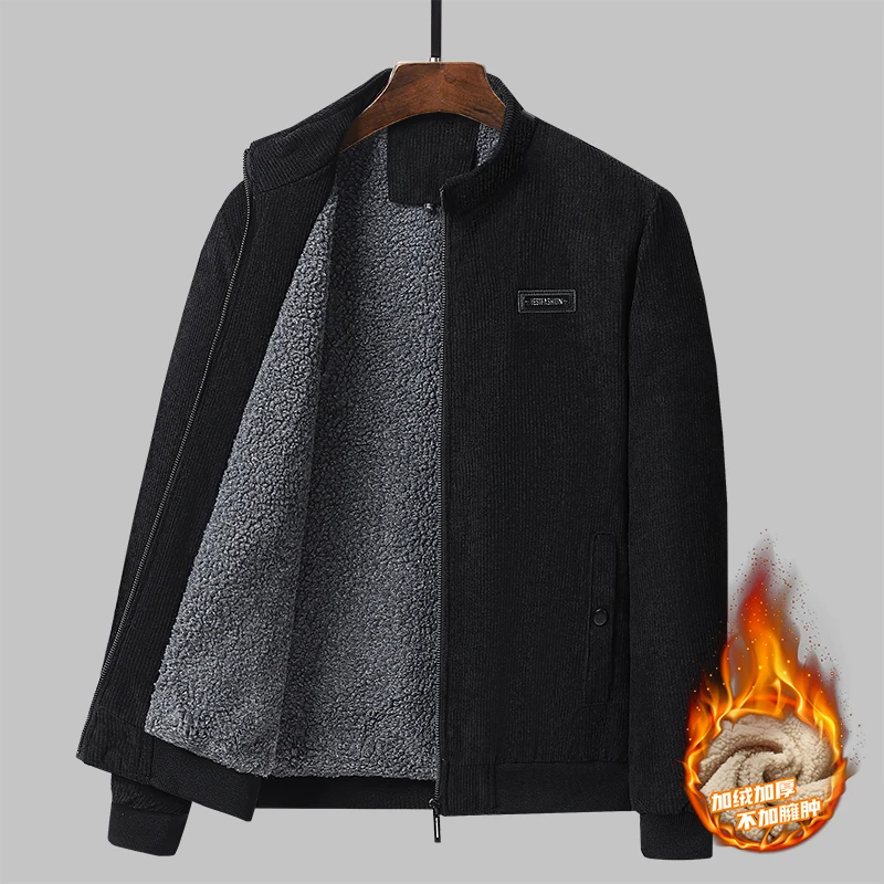 Lamb Velvet with Thick Collar Cotton Jacket Men's Spring and Autumn Corduroy Jacket Men Thick Plus Velvet Warm Cotton Jacket
Lamb Velvet with Thick Collar Cotton Jacket Men's Spring and Autumn Corduroy Jacket Men Thick Plus Velvet Warm Cotton Jacket