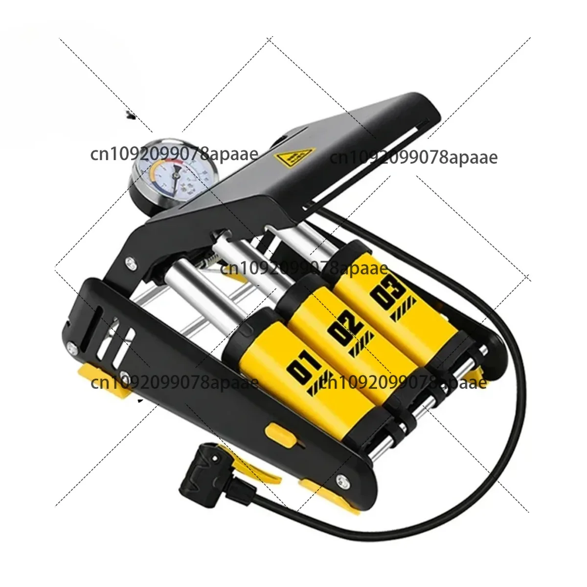 Портативный складной 3-цилиндровый автомобильный компрессор, насос для накачивания шин из алюминиевого сплава с ножной педалью
Портативный складной 3-цилиндровый автомобильный компрессор, насос для накачивания шин из алюминиевого сплава с ножной педалью