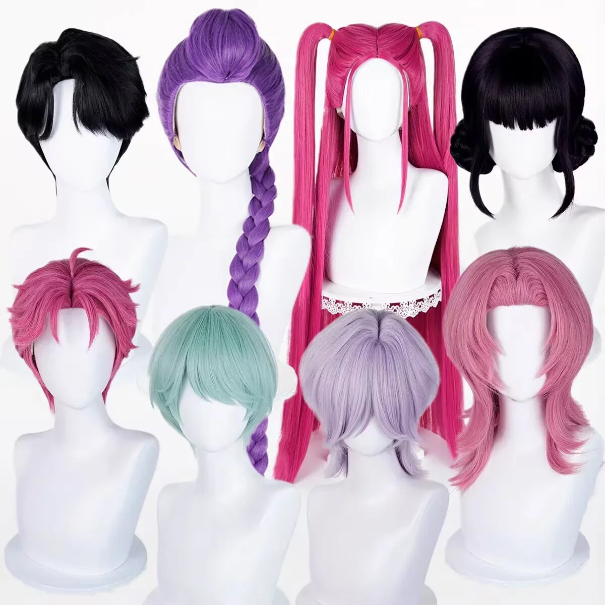 Saja Boys Jinu Baby Abby Mystery Romance Wig Kpop Demon Hunters Mira Rumi Zoey Косплей Бесплатная шапка для парика Хэллоуин Костюм Реквизит
Saja Boys Jinu Baby Abby Mystery Romance Wig Kpop Demon Hunters Mira Rumi Zoey Косплей Бесплатная шапка для парика Хэллоуин Костюм Реквизит