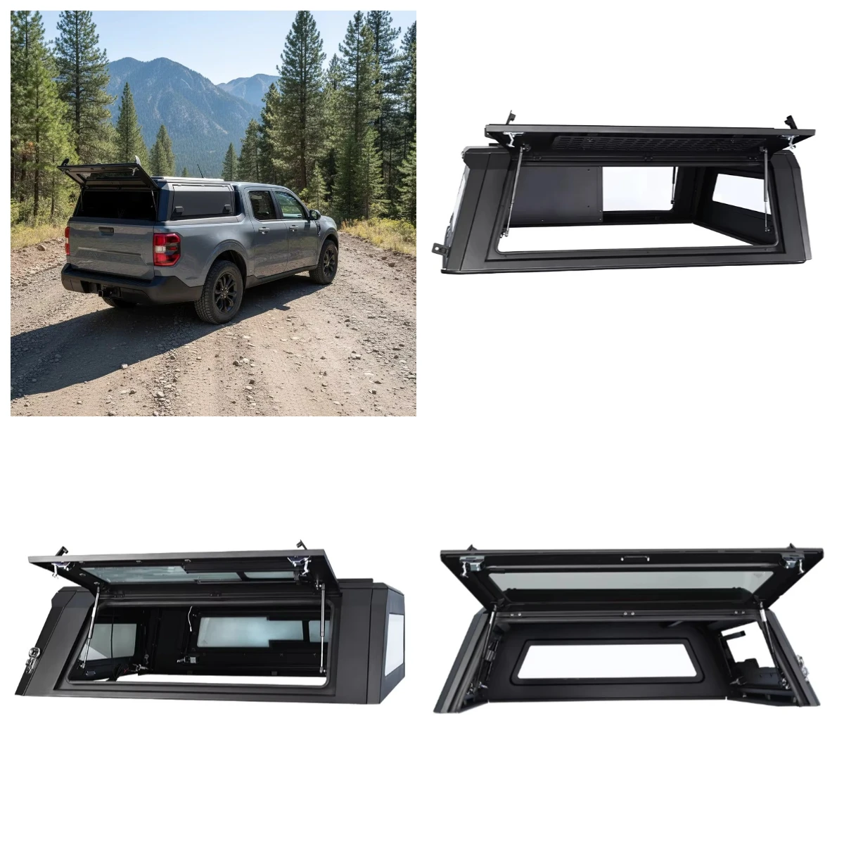 Military-Grade Aluminum Alloy Waterproof Locking Overland Truck Canopy Hardtop for Maverick (Low Wind Noise No-Drilling
Military-Grade Aluminum Alloy Waterproof Locking Overland Truck Canopy Hardtop for Maverick (Low Wind Noise No-Drilling