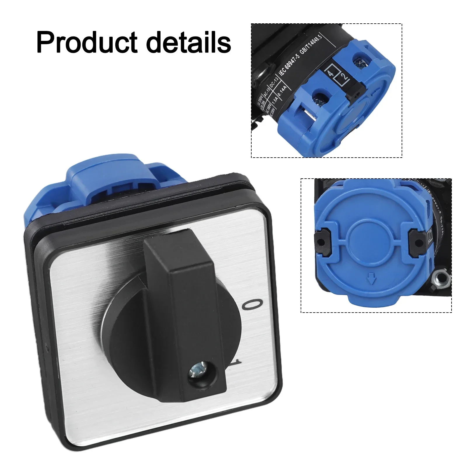 Reliable Construction 48*48*30 Mm Rotary Cam Switch Voltage 660V 20A Current Rating Excellent Insulation Performance
Reliable Construction 48*48*30 Mm Rotary Cam Switch Voltage 660V 20A Current Rating Excellent Insulation Performance