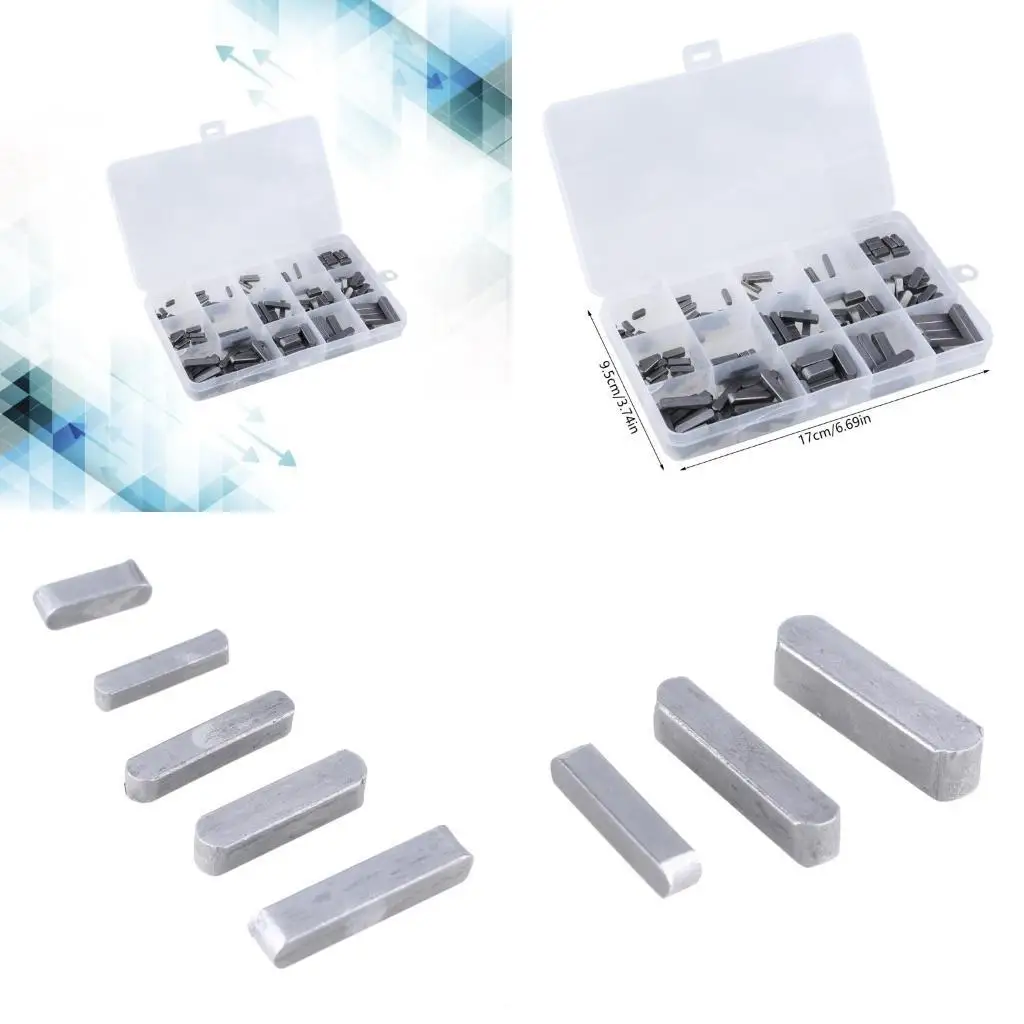 R9UF 140pcs Ключевые фондовые параллельные валы для привода для крепежных механических промышленности
R9UF 140pcs Ключевые фондовые параллельные валы для привода для крепежных механических промышленности