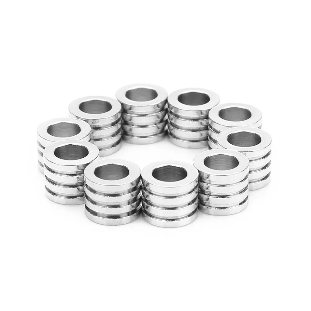 20 Pcs Stainless Steel Beads Creative DIY Accessories Silver Charm Clips for Bracelets Small Connector
20 Pcs Stainless Steel Beads Creative DIY Accessories Silver Charm Clips for Bracelets Small Connector
