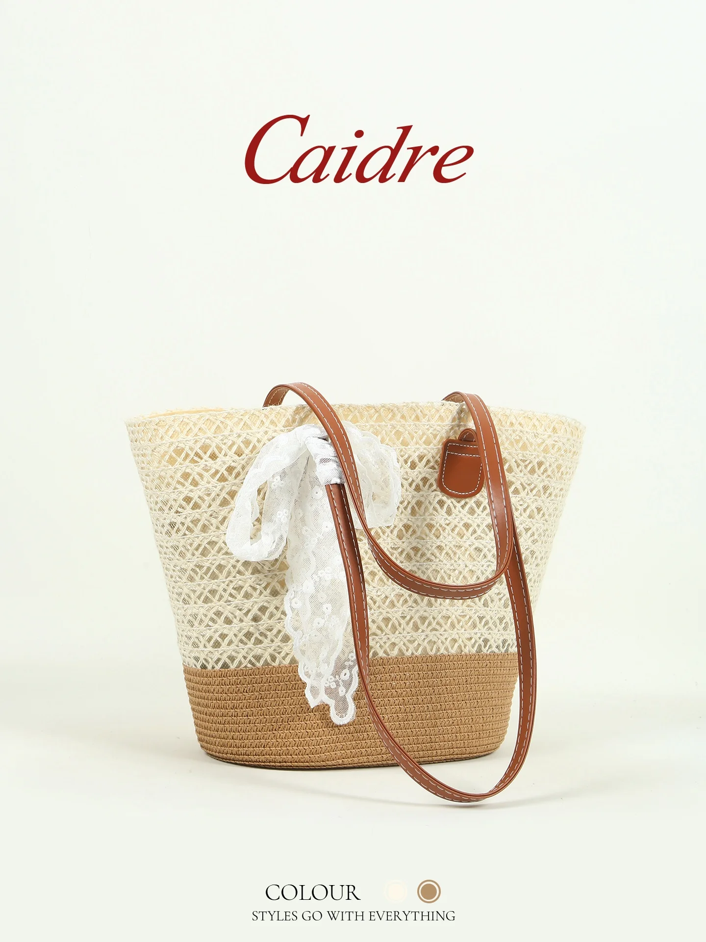 Caidre Summer Hollow out Woven Straw Bag Women's 2026 New Holiday Beach Bag Commuter Single Shoulder Tote Bag
Caidre Summer Hollow out Woven Straw Bag Women's 2026 New Holiday Beach Bag Commuter Single Shoulder Tote Bag