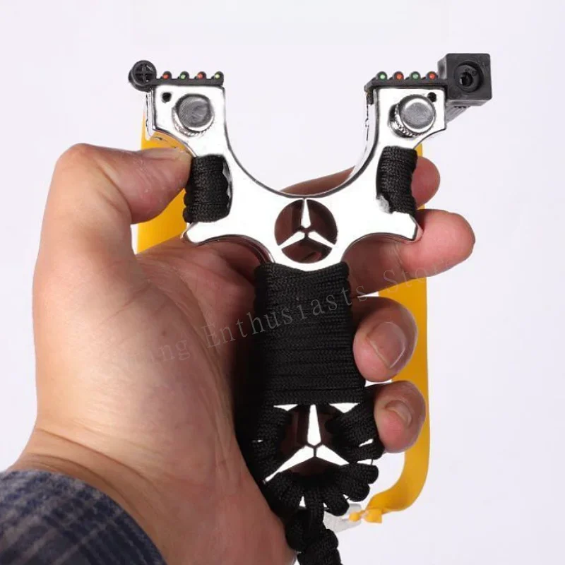 Outdoor shooting resin slingshot sight hunting precision target paper steel ball flat rubber band practice
Outdoor shooting resin slingshot sight hunting precision target paper steel ball flat rubber band practice