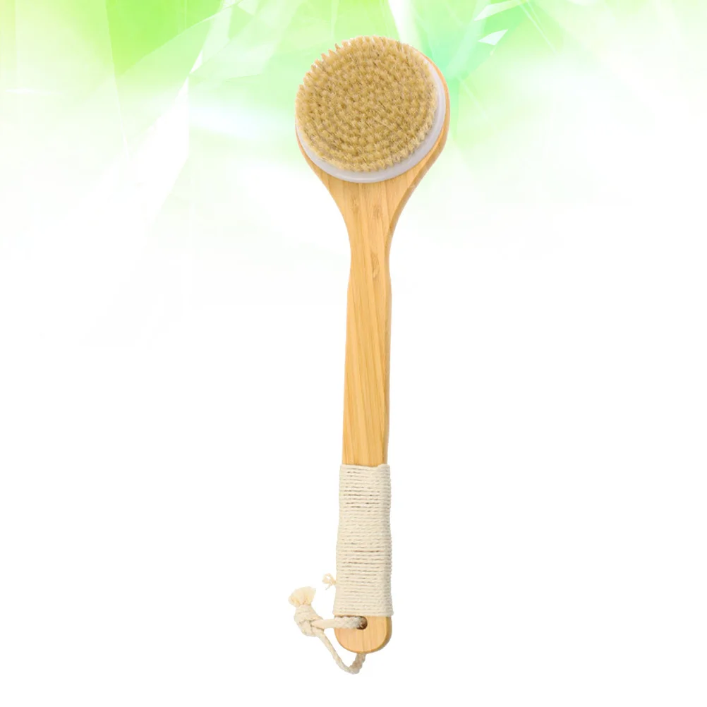 Pig Bristle Bath Long Handle Shower Scrubber For Back Exfoliating Body Men Women Deep Cleansing Bristle Brush Bath Brush Back
Pig Bristle Bath Long Handle Shower Scrubber For Back Exfoliating Body Men Women Deep Cleansing Bristle Brush Bath Brush Back