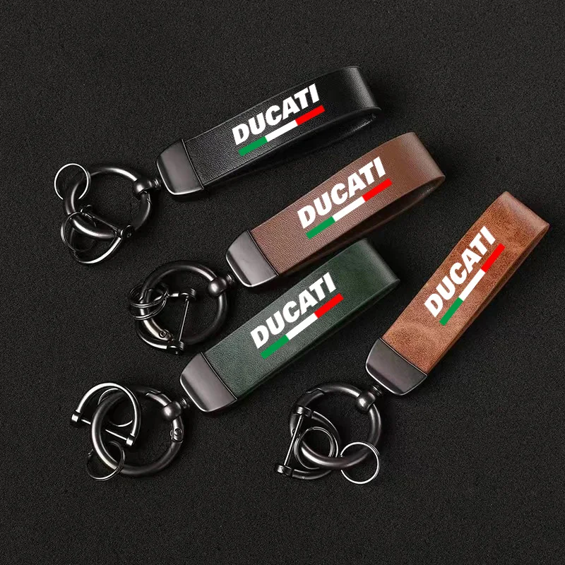 High-Grade Motorcycle Luxury Leather Lanyard Keychain Men Women Key Ring for Ducati Monster Panigale Diavel Superleggera V4 V2
High-Grade Motorcycle Luxury Leather Lanyard Keychain Men Women Key Ring for Ducati Monster Panigale Diavel Superleggera V4 V2
