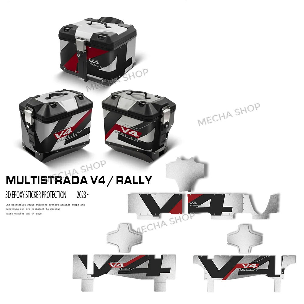 For Multistrada V4 Rally Suitcase Sticker Motorcycles Luggage Cases Protection Sticker Suitcase Decal
For Multistrada V4 Rally Suitcase Sticker Motorcycles Luggage Cases Protection Sticker Suitcase Decal