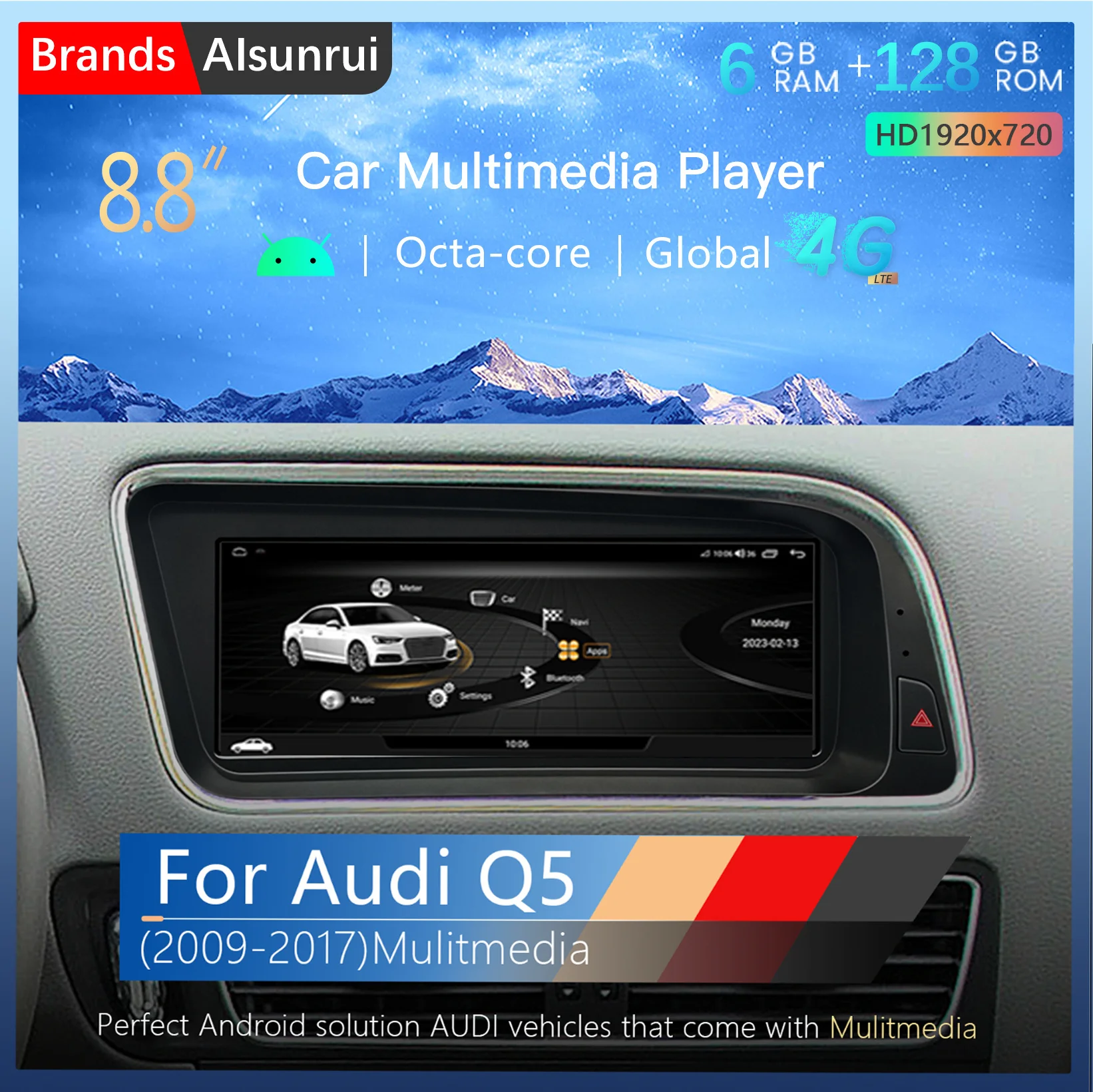 8.8"Android 14 AutoRadio For Audi Q5 2009-2016 Car Intelligent System Multimedia Screen Head Unit Stereo GPS Navigation Carplay
8.8"Android 14 AutoRadio For Audi Q5 2009-2016 Car Intelligent System Multimedia Screen Head Unit Stereo GPS Navigation Carplay