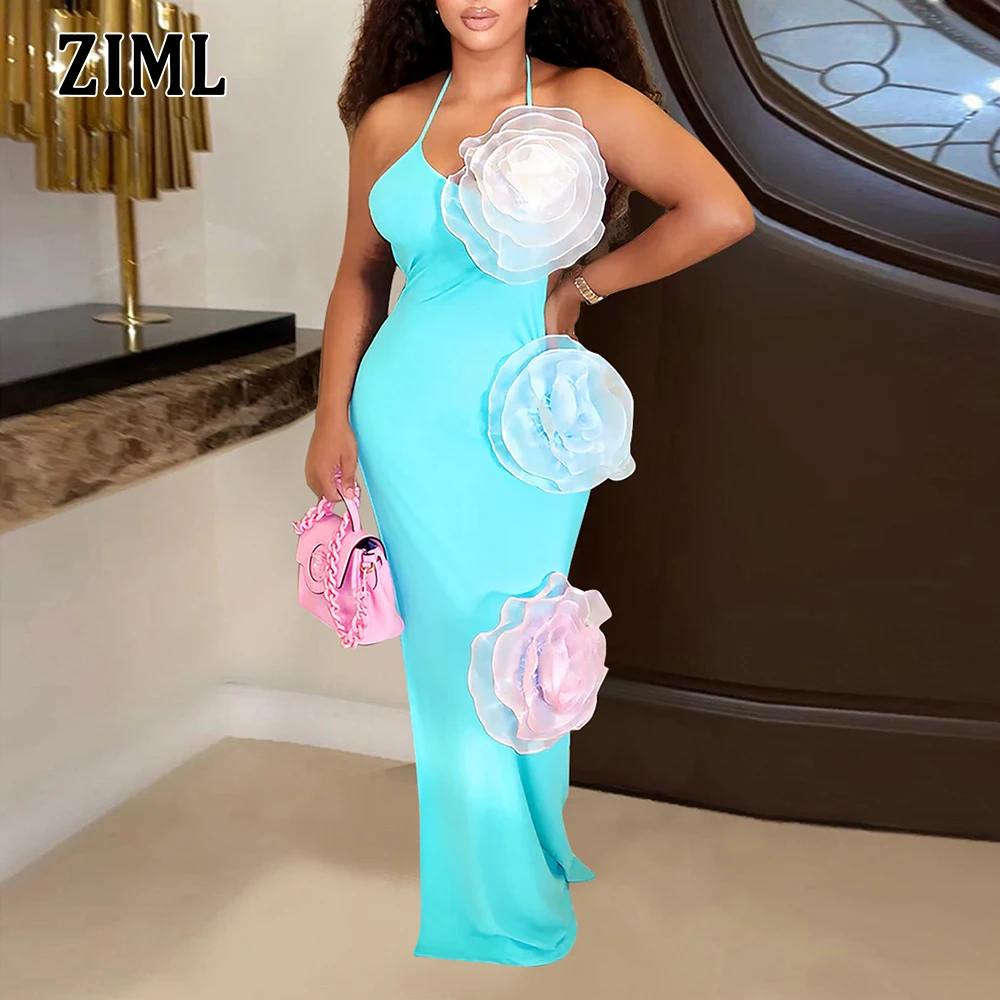 ZIML Solid Sexy Spliced Appliques Slmming Dress for Women Halter Sleeveless High Wiast Temperament Dresses Female Fashion Style
ZIML Solid Sexy Spliced Appliques Slmming Dress for Women Halter Sleeveless High Wiast Temperament Dresses Female Fashion Style