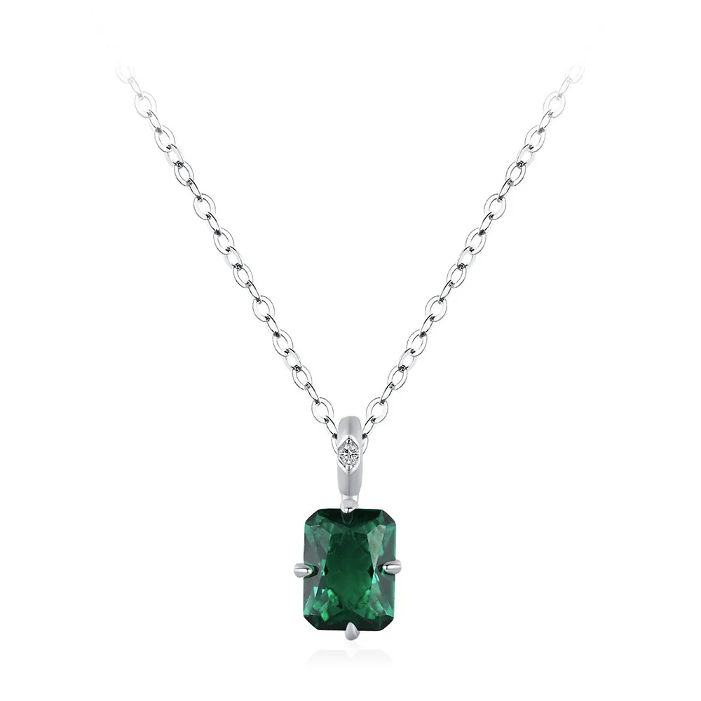 Apexelle Brand Trendy Jewelry 925 Sterling Silver Necklaces Rectangular Green Zircon Pendant Necklace For Women Jewelry
Apexelle Brand Trendy Jewelry 925 Sterling Silver Necklaces Rectangular Green Zircon Pendant Necklace For Women Jewelry
