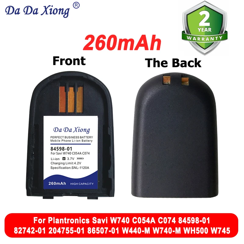 84598-01 Замените аккумулятор для Plantronics Savi W740 C054A C074 84598-01 82742-01 204755 -01 86507-01 W440-M W740-M WH500 W745
84598-01 Замените аккумулятор для Plantronics Savi W740 C054A C074 84598-01 82742-01 204755 -01 86507-01 W440-M W740-M WH500 W745