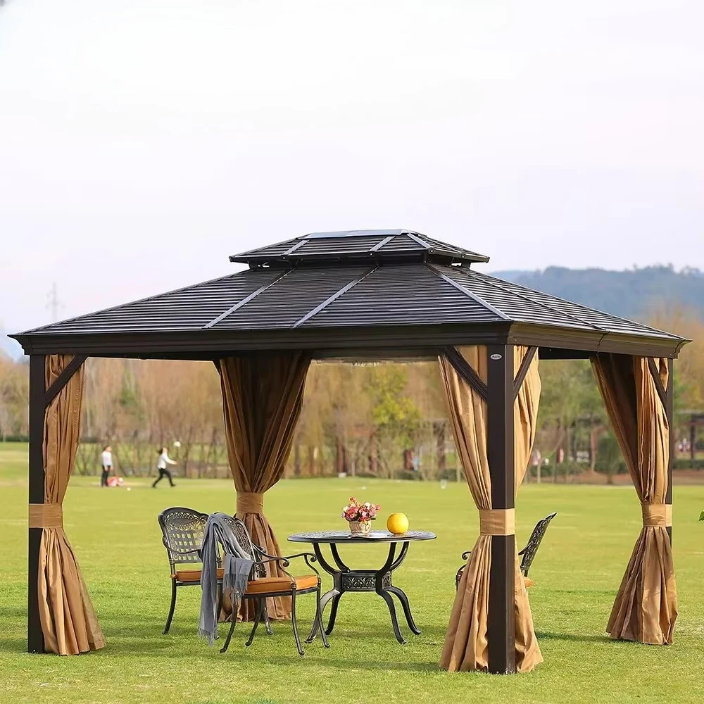 Patio Aluminum Pergola Outdoor Aluminum 4x3 Steel Gazebo Metal Roof Folding Pergola Gazebo Customized Pergola Aluminium Outdoor
Patio Aluminum Pergola Outdoor Aluminum 4x3 Steel Gazebo Metal Roof Folding Pergola Gazebo Customized Pergola Aluminium Outdoor