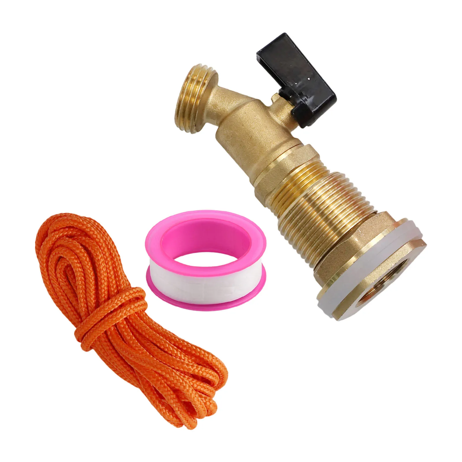 1pc Heavy Duty Brass Rain Bucket Spigot With Quarter Turn Ball Valve Copper Switch Connector Faucet Outer Silk Docking Station
1pc Heavy Duty Brass Rain Bucket Spigot With Quarter Turn Ball Valve Copper Switch Connector Faucet Outer Silk Docking Station