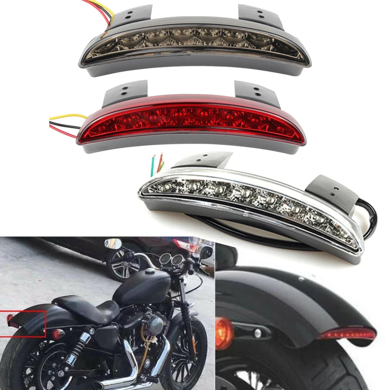 Motorcycle LED Tail Light Lamps Motor Cafe Racer Rear Fender Edge Brake Taillight For Harley Touring Sportster XL 883 1200
Motorcycle LED Tail Light Lamps Motor Cafe Racer Rear Fender Edge Brake Taillight For Harley Touring Sportster XL 883 1200