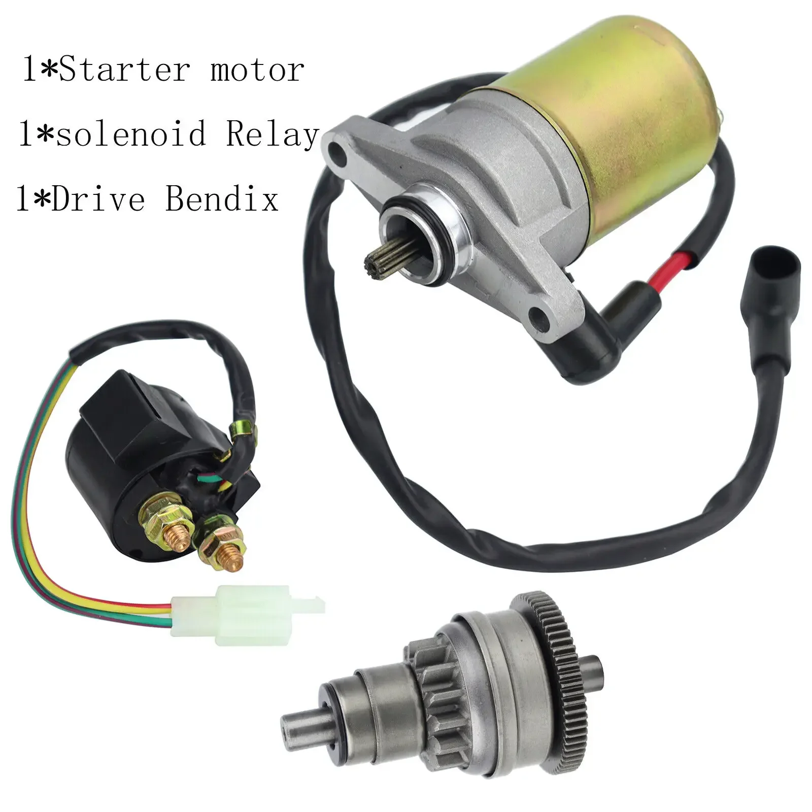 Стартер и Бенникс и реле для GY6 47 49 50cc 60 80 100cc скутер, мопед, квадроцикл, картинги, для Taotao Coolster Jonway SunL Roketa
Стартер и Бенникс и реле для GY6 47 49 50cc 60 80 100cc скутер, мопед, квадроцикл, картинги, для Taotao Coolster Jonway SunL Roketa