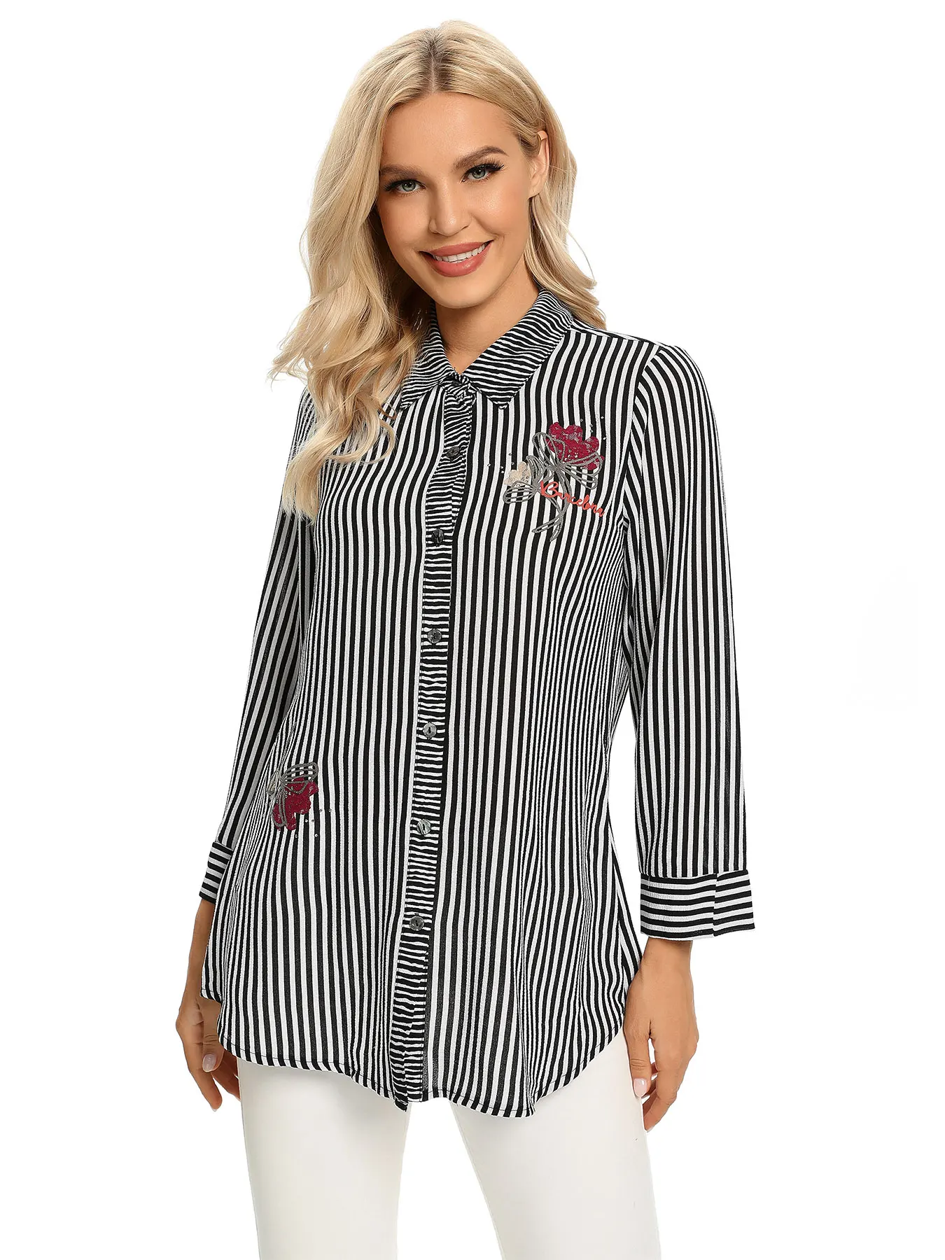 Women Woven Fashionable Casual Shirt For Spring And Summer
Women Woven Fashionable Casual Shirt For Spring And Summer