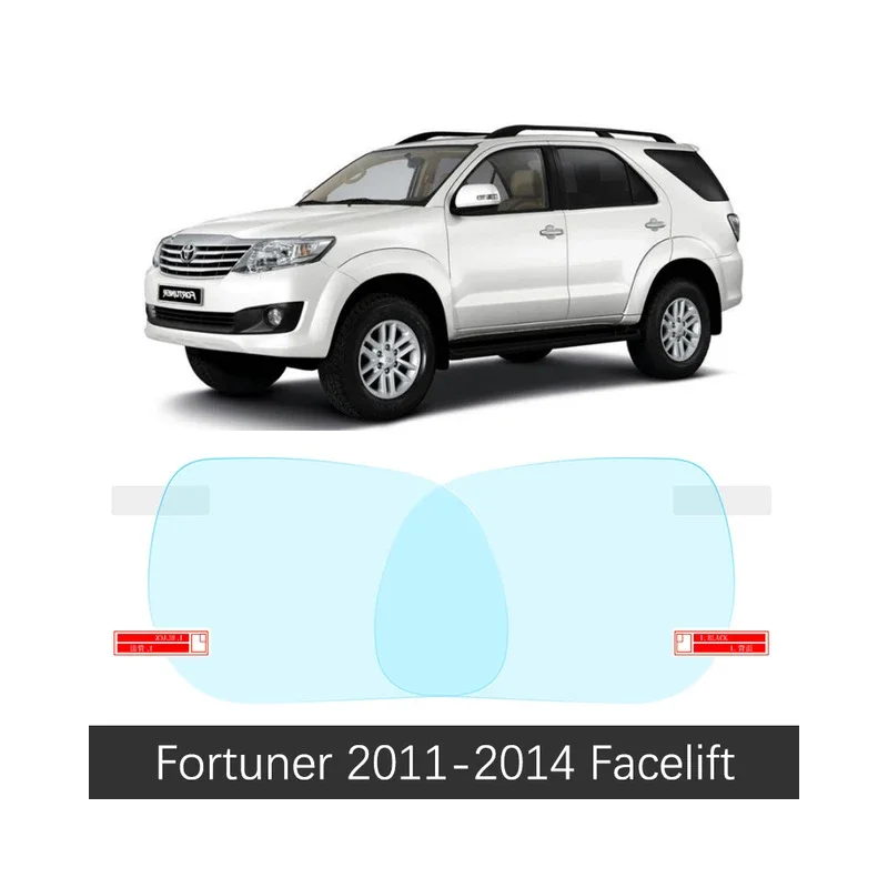 Full Cover Anti Fog Rainproof Film For Toyota Fortuner 2005~2020 AN50 AN60 AN150 AN160 Hilux SW4 SR5 Rearview Mirror Clean
Full Cover Anti Fog Rainproof Film For Toyota Fortuner 2005~2020 AN50 AN60 AN150 AN160 Hilux SW4 SR5 Rearview Mirror Clean