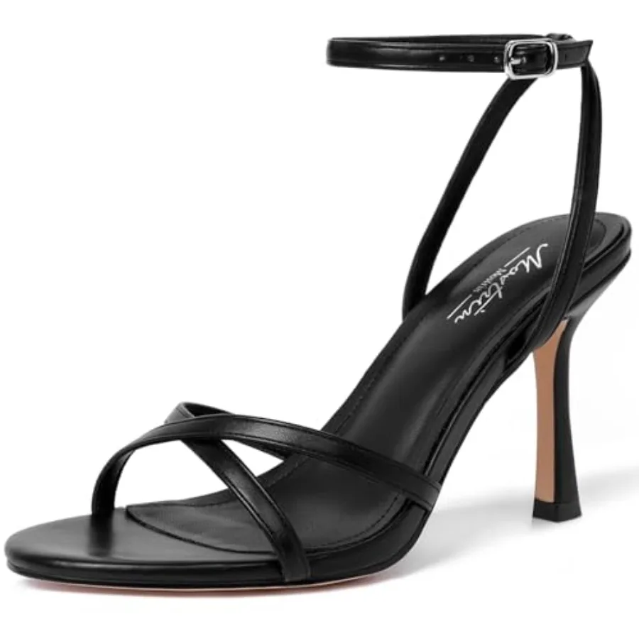 Mostrin Strappy Heels for Women Lace Up Ankle Strap Round Open Toe Stiletto Heels Women's Heeled Sandals for Prom, Party, Daily
Mostrin Strappy Heels for Women Lace Up Ankle Strap Round Open Toe Stiletto Heels Women's Heeled Sandals for Prom, Party, Daily