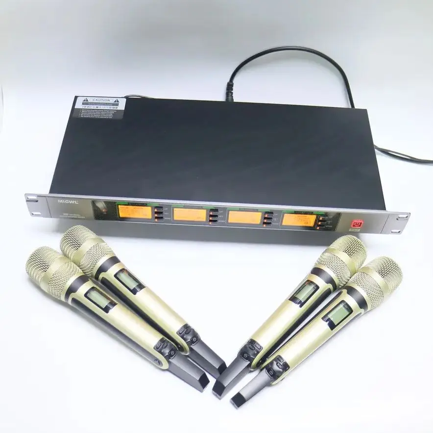 Best 4xSKM9000 G4 Wireless Microphone UHFSystem 4 Handheld SKM 9000 Cardioid Stage Karaoke Sing Vocal Set
Best 4xSKM9000 G4 Wireless Microphone UHFSystem 4 Handheld SKM 9000 Cardioid Stage Karaoke Sing Vocal Set