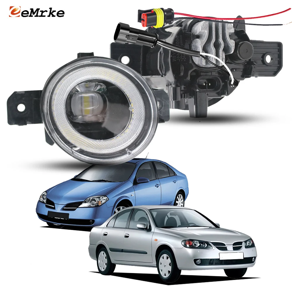 30W LED Car Fog Lights PTF with Clear Lens + Angel Eye DRL Exterior for Nissan Almera II N16 2003-2006 Primera P12 2002-2008
30W LED Car Fog Lights PTF with Clear Lens + Angel Eye DRL Exterior for Nissan Almera II N16 2003-2006 Primera P12 2002-2008