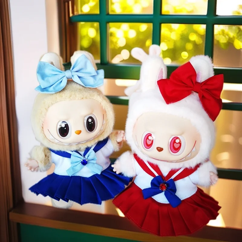 17cm Labubu Clothes V1 Labubu Cute Sailor Uniform Vinyl Doll Labubu Blind Box Beautiful Sailor Moon Clothes Girl Birthday Gifts
17cm Labubu Clothes V1 Labubu Cute Sailor Uniform Vinyl Doll Labubu Blind Box Beautiful Sailor Moon Clothes Girl Birthday Gifts