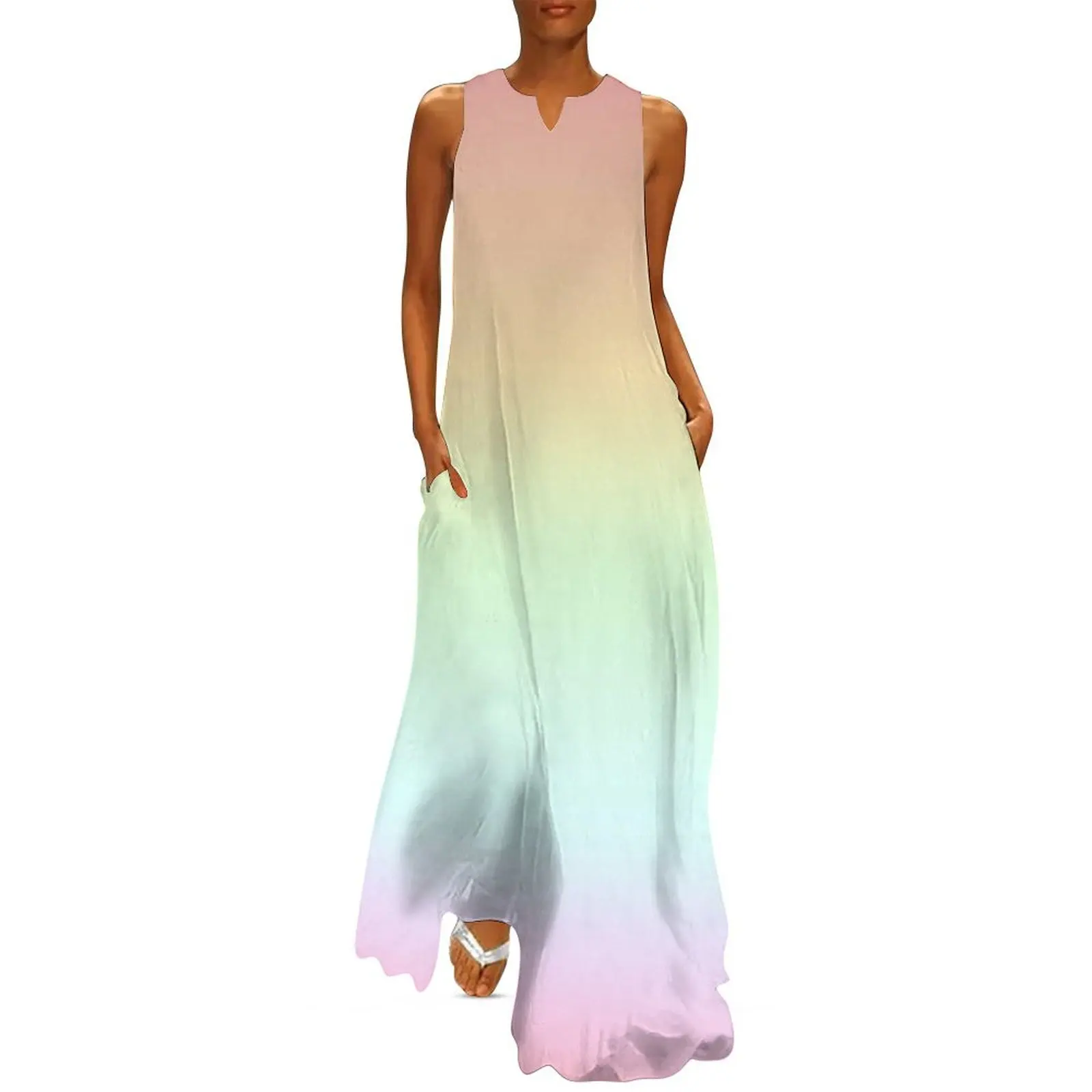 Pastel Rainbow Gradient Long Dress luxury dresses elegant women's dresses sale Long dress woman
Pastel Rainbow Gradient Long Dress luxury dresses elegant women's dresses sale Long dress woman