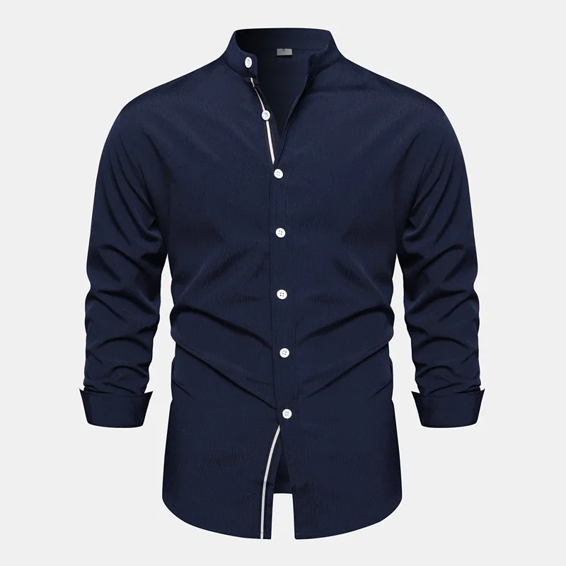 2023 New Spring Autumn Social Shirt Men Solid Color Long Sleeve High Quality Brand Shirt for Men Casual Men's Clothing Blouse
2023 New Spring Autumn Social Shirt Men Solid Color Long Sleeve High Quality Brand Shirt for Men Casual Men's Clothing Blouse