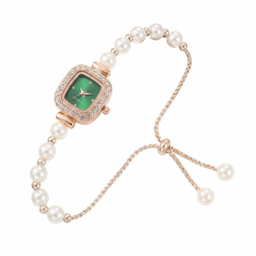 Rhinestone Quartz Watches Diamond Studded Watch Strap with Adjustable Bracelet Square Shaped Watch Women Wristwatch Gift
Rhinestone Quartz Watches Diamond Studded Watch Strap with Adjustable Bracelet Square Shaped Watch Women Wristwatch Gift