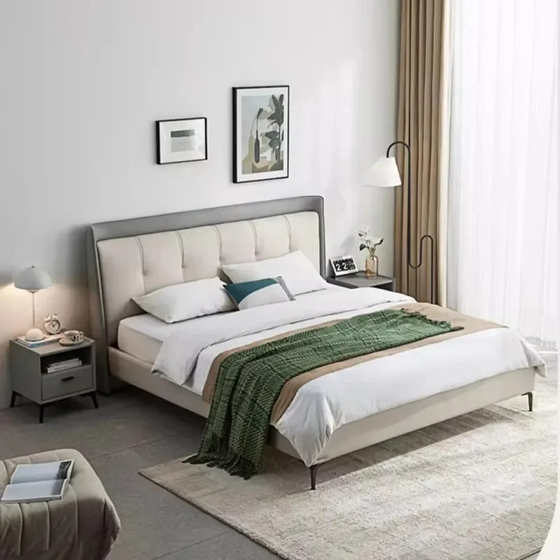 Master Aesthetic Double Bed Minimalist Nordic Girl Wood Double Bed Floor Modern Camas Moderrnas Inteligentes Home Furniture 
Master Aesthetic Double Bed Minimalist Nordic Girl Wood Double Bed Floor Modern Camas Moderrnas Inteligentes Home Furniture