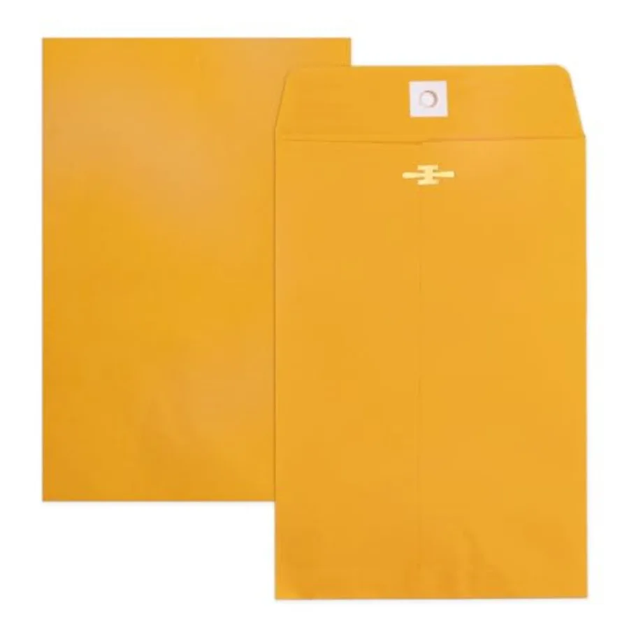 6x9 Clasp Envelopes - 20 Pack, Brown Yellow Manila Envelopes 6x9, 100GSM Heavy Kraft Paper, for Mailing
6x9 Clasp Envelopes - 20 Pack, Brown Yellow Manila Envelopes 6x9, 100GSM Heavy Kraft Paper, for Mailing