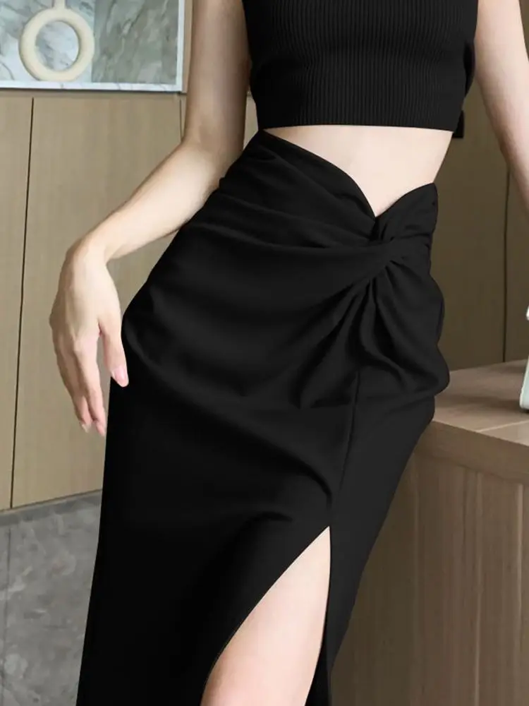 2024 Asymmetric Split Long Skirt for Women's Summer Fashion Thin Mid Length Skirt with High Waistband Straight Tube Skirt P704
2024 Asymmetric Split Long Skirt for Women's Summer Fashion Thin Mid Length Skirt with High Waistband Straight Tube Skirt P704
