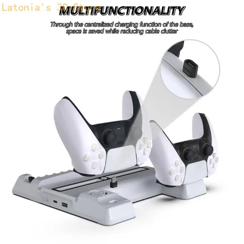X3UB Multifunctional Cooling Fan Base Stand Double Controller Holder for P5
X3UB Multifunctional Cooling Fan Base Stand Double Controller Holder for P5