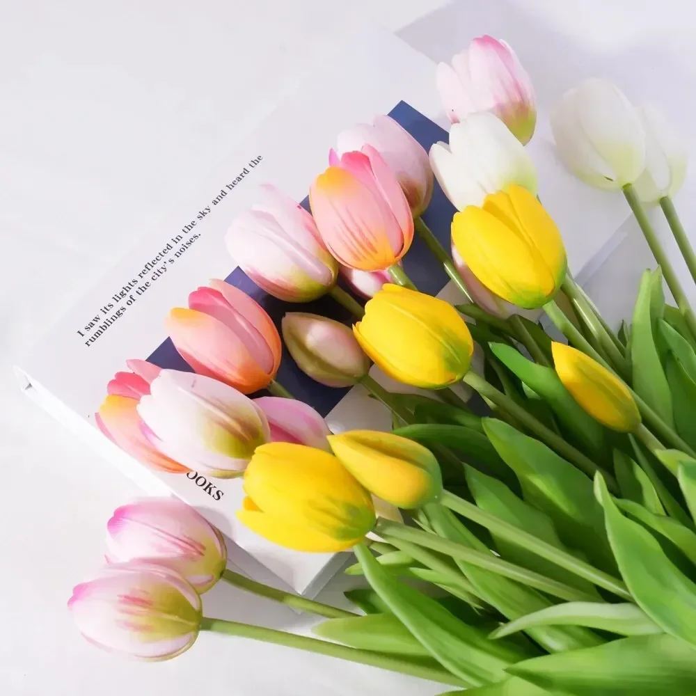 5Pcs Artificial New Soft Gum Tulip Flower Bouquet Real Touch for Wedding Decoration Fake Flowers Home Garden Decoration
5Pcs Artificial New Soft Gum Tulip Flower Bouquet Real Touch for Wedding Decoration Fake Flowers Home Garden Decoration