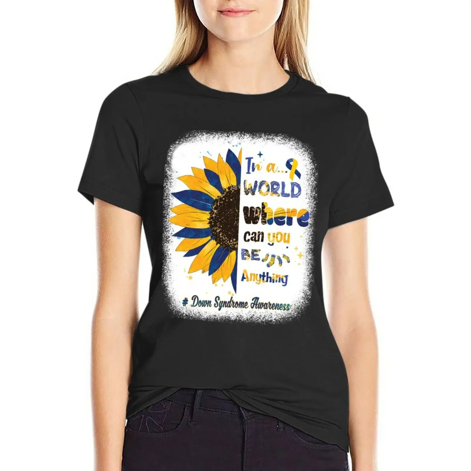 In A World Where You Can Be Anything World Down Syndrome Day T21 Ribbon gift T-Shirt korean fashion tshirts for Women
In A World Where You Can Be Anything World Down Syndrome Day T21 Ribbon gift T-Shirt korean fashion tshirts for Women