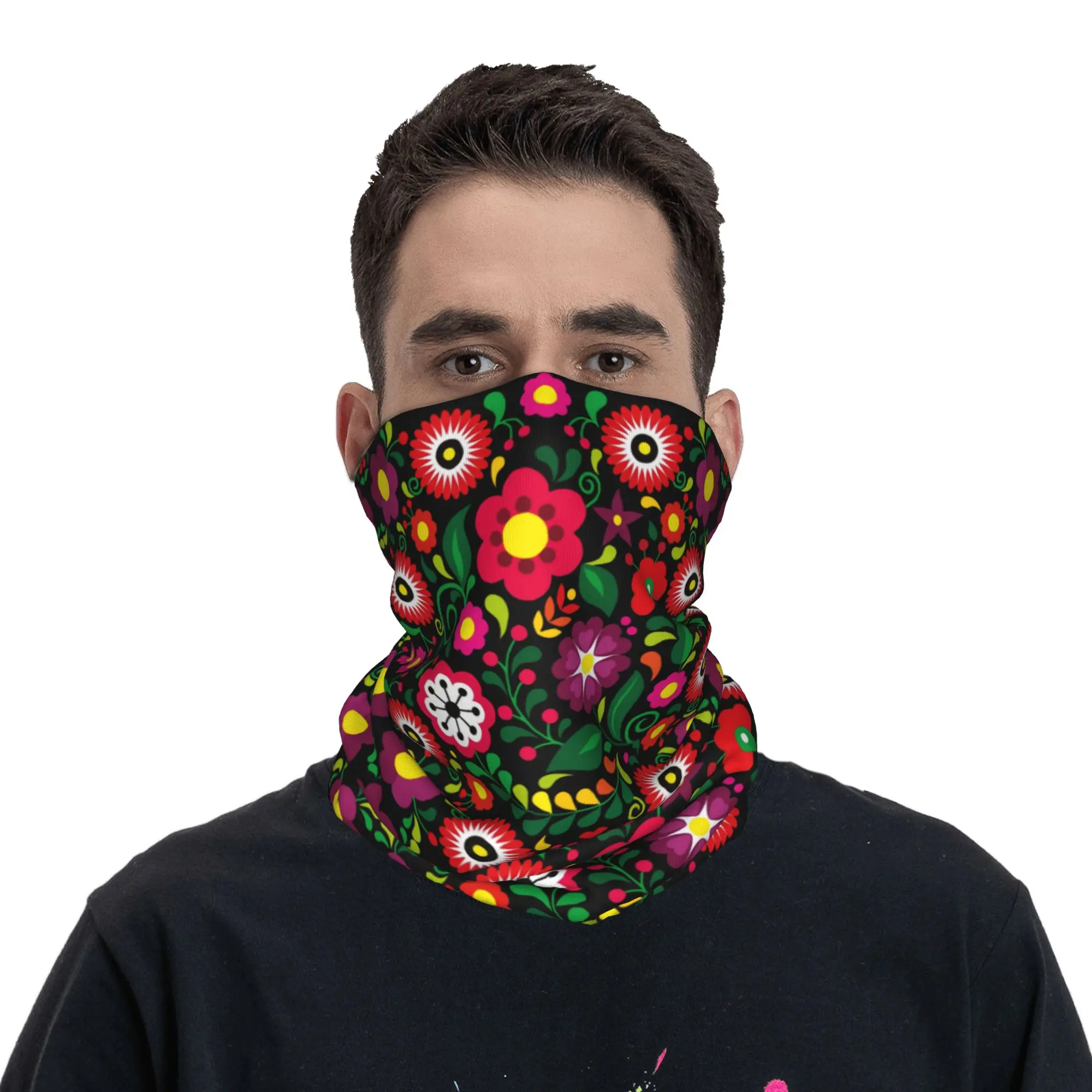 Colourful Floral Mexican Flowers Bandana Neck Gaiter UV Protection Face Scarf Cover Women Men Headwear Tube Balaclava
Colourful Floral Mexican Flowers Bandana Neck Gaiter UV Protection Face Scarf Cover Women Men Headwear Tube Balaclava
