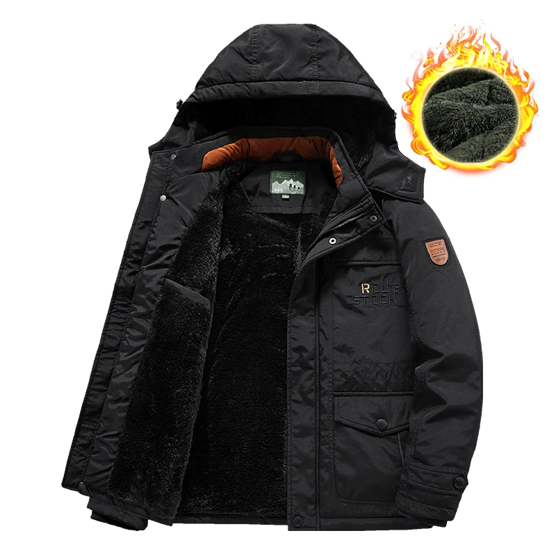 Men Parkas Windproof Fashion Jackets Men's Winter Warm Military Jacket Fleece Parka Thicken Male Hooded Windbreaker Cotton Jacke
Men Parkas Windproof Fashion Jackets Men's Winter Warm Military Jacket Fleece Parka Thicken Male Hooded Windbreaker Cotton Jacke