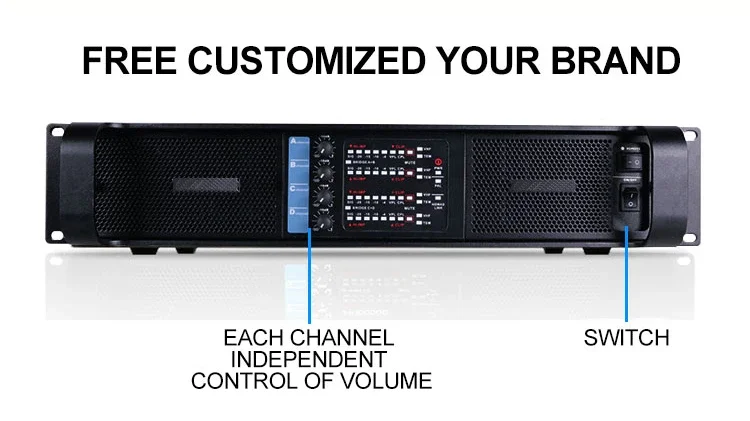 2026 SELL 2500W Professional Power Amplifier FP20000Q 4-Channel Switching with Large Capacity Black 20Hz-34KHz for Party Use
2026 SELL 2500W Professional Power Amplifier FP20000Q 4-Channel Switching with Large Capacity Black 20Hz-34KHz for Party Use