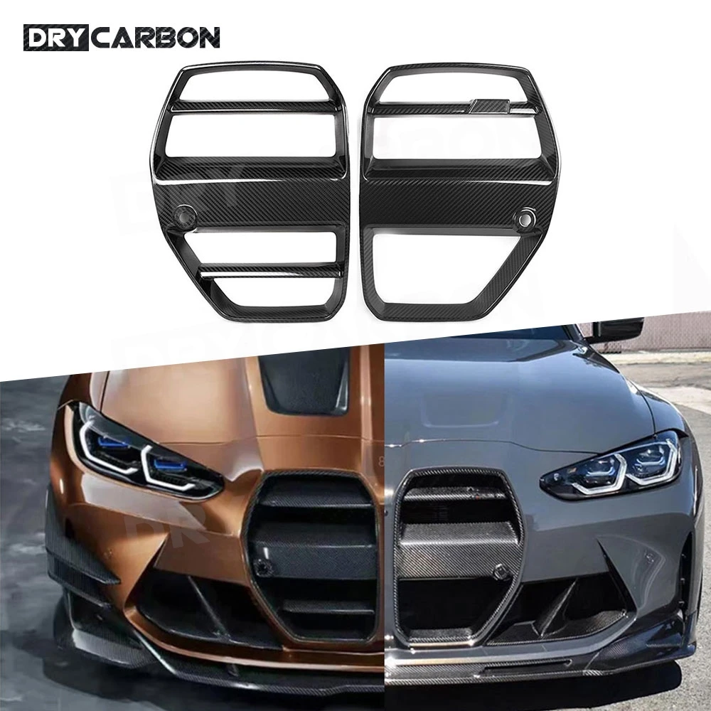 Dry Carbon Fiber C Style Kidney Grill Front Bumper Grille S Style Racing Grills For BMW M3 G80 G82 G83 M4 2021+ V Style Body Kit
Dry Carbon Fiber C Style Kidney Grill Front Bumper Grille S Style Racing Grills For BMW M3 G80 G82 G83 M4 2021+ V Style Body Kit