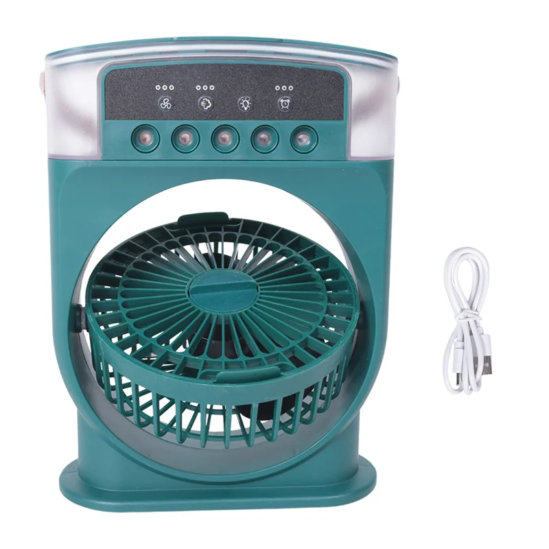 Exquisite-Air Conditioner Fan USB Personal Air Cooler Mini Humidifier Misting Fan With 7 Colors LED Lights Portable Fan
Exquisite-Air Conditioner Fan USB Personal Air Cooler Mini Humidifier Misting Fan With 7 Colors LED Lights Portable Fan