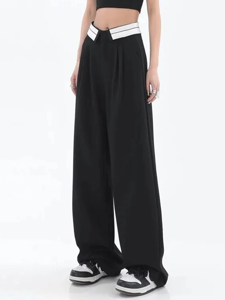 Jmprs Designed Striped Women Pants Chic Spring High Waist Suit Pants Korean Casual Loose Fashion Female Trousers
Jmprs Designed Striped Women Pants Chic Spring High Waist Suit Pants Korean Casual Loose Fashion Female Trousers