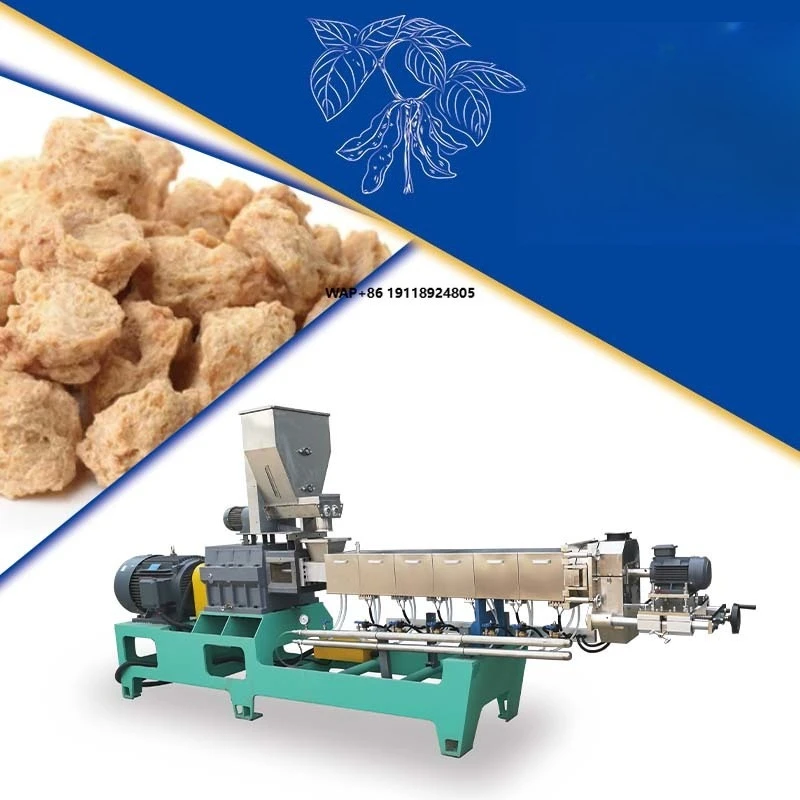 Textured Soya Protein Production Line Automatic Soya Chunks Making Machines Vegetarian Meat Machine Machinery/equipment
Textured Soya Protein Production Line Automatic Soya Chunks Making Machines Vegetarian Meat Machine Machinery/equipment