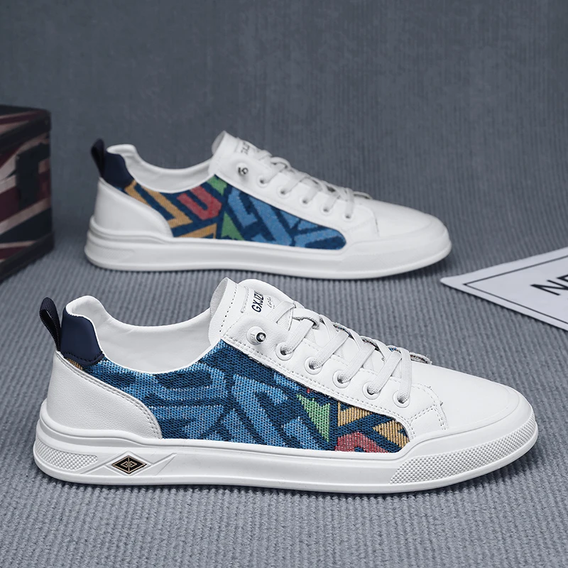 Men's Low-Top Lightweight Casual Shoes Summer Trend Youth Sports Sneakers Breathable Comfortable round Toe Rubber Outsole
Men's Low-Top Lightweight Casual Shoes Summer Trend Youth Sports Sneakers Breathable Comfortable round Toe Rubber Outsole