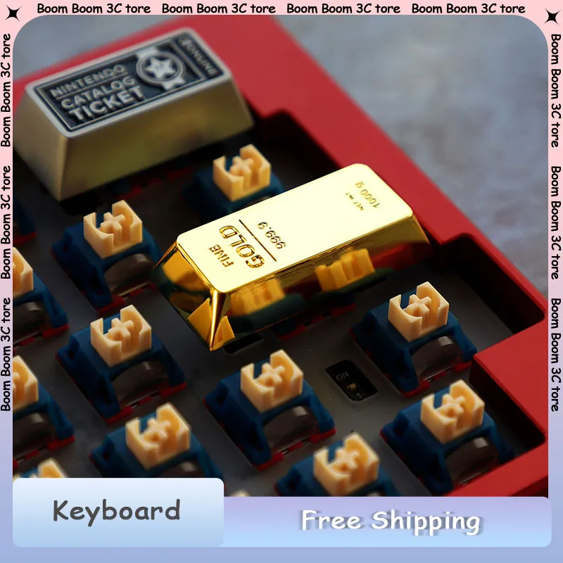 Zinc Alloy Gold Keycaps Custom Metal Aluminum Artisan Key Cap Cherry Profile Key Caps Mechanical Keyboard Cap Gaming Accessories
Zinc Alloy Gold Keycaps Custom Metal Aluminum Artisan Key Cap Cherry Profile Key Caps Mechanical Keyboard Cap Gaming Accessories