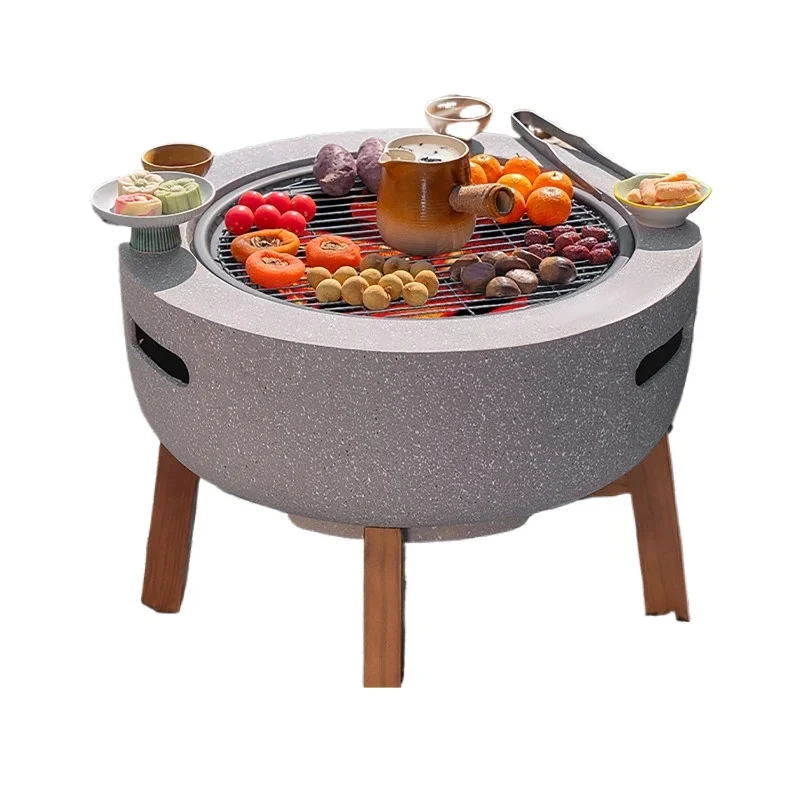 Grill making Garden grill Charcoal pot utensils Full set of barbecue grill Household camping heating stove
Grill making Garden grill Charcoal pot utensils Full set of barbecue grill Household camping heating stove