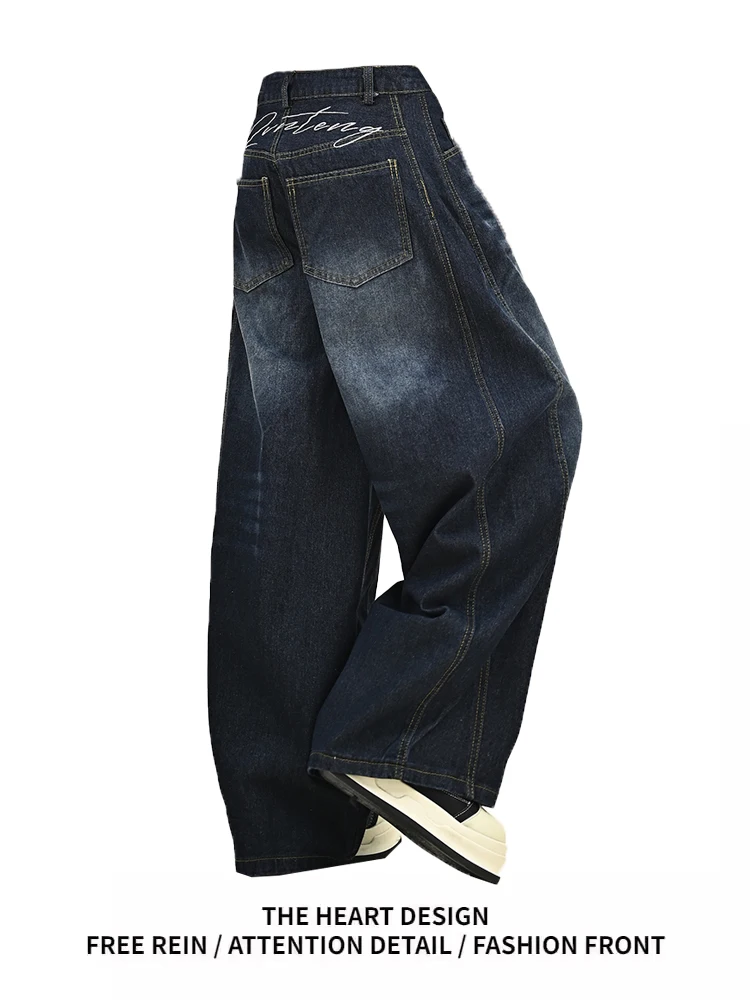 High Waist Wide Leg Jeans Women's Spring Autumn New Loose BF American High Street Long Pants Deep Color Wear Resistant
High Waist Wide Leg Jeans Women's Spring Autumn New Loose BF American High Street Long Pants Deep Color Wear Resistant